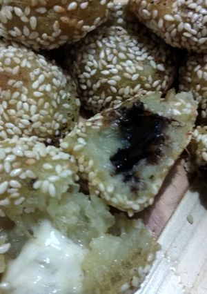 Foto resep Bola Ubi Coklat Mozarella Wijen Yummiy