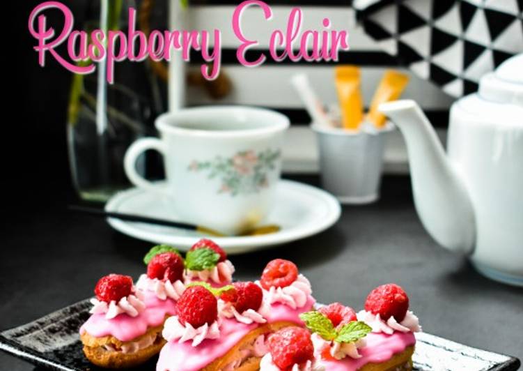 Langkah Mudah Memasak Raspberry Éclair yang Mudah