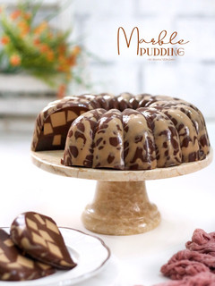 Foto resep Marble Pudding/Puding Marmer
