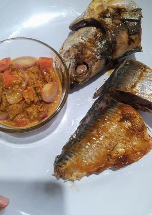 Foto resep Ikan bakar / panggang bumbu kacang