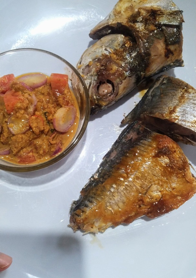 Foto resep Ikan bakar / panggang bumbu kacang