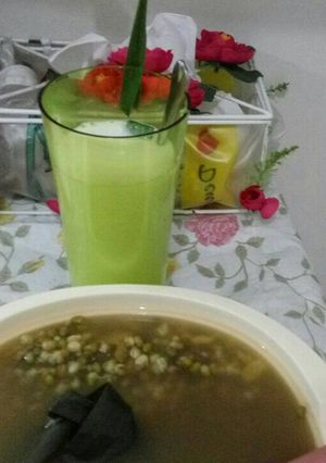 Foto resep Bubur kacang hijau pisah santan