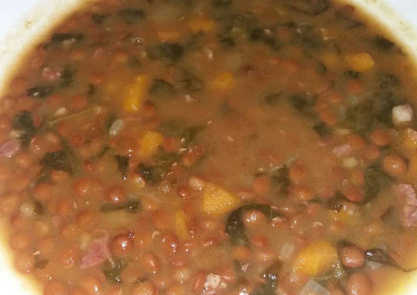 Lentejas con verduras