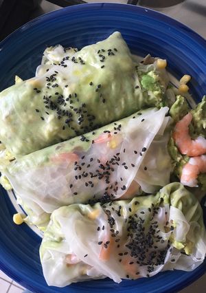 Una foto de Rollitos primavera