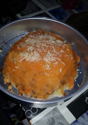 Una foto de Pastel de carne con papa🥔 y zapallo 🤤