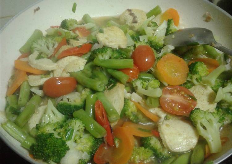 Resep Cah sayur dan egg toufu yang Lezat Sekali