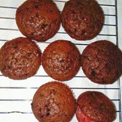 A picture of Dark chocolate muffin.