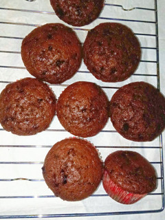 A picture of Dark chocolate muffin.