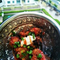 A picture of Chicken pakoda.