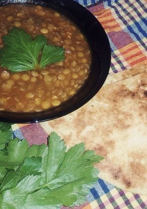 صورة لوصفة شوربة عدس