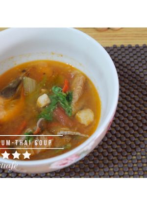 Foto resep Tom yam- sup asam pedas thai