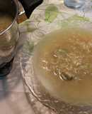 Sopa de cebolla y alcachofa
