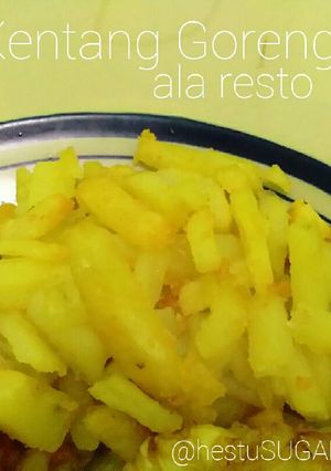 Foto resep Kentang Goreng ala Resto (French Fries)