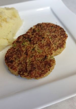 Una foto de Hamburguesas de quinoa y zucchini