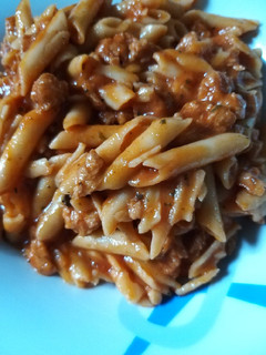 Una foto de Pasta con soya de volón pon pon