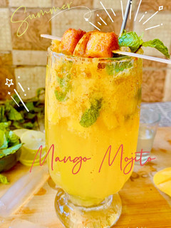 A picture of Refreshing Mango Mojito 🥭🌶.