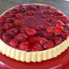 A picture of Strawberry shortcake.
