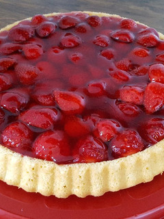 A picture of Strawberry shortcake.