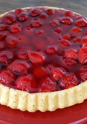 A picture of Strawberry shortcake.