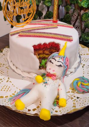 Unikornis torta recept fotója