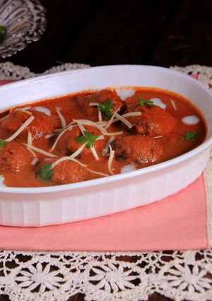 A picture of Bottle Gourd/Lauki Kofta Curry.