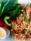 ยำหัวปลีถั่วเข็ม🥜🌶️🧄