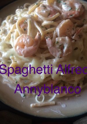 Una foto de Espaguetti Alfredo
