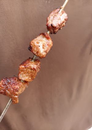 A picture of Seekh boti.