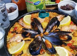 صورة لوصفة بايلا ولا أروع 🥘🦐🍤