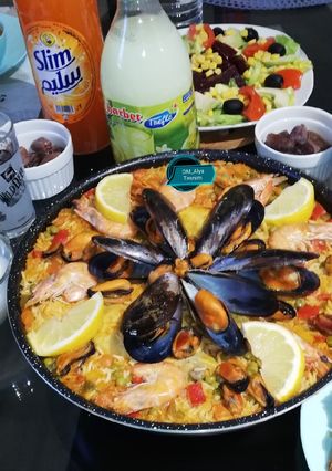صورة لوصفة بايلا ولا أروع 🥘🦐🍤