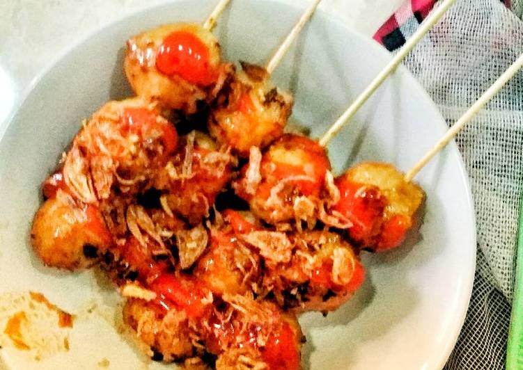 Resep Bakso bakar BBQ Anti Gagal