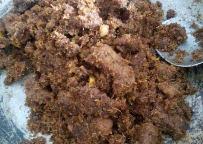 Ini dia! Resep enak bikin Serundeng Daging Sapi#KitaBerbagi  nagih banget