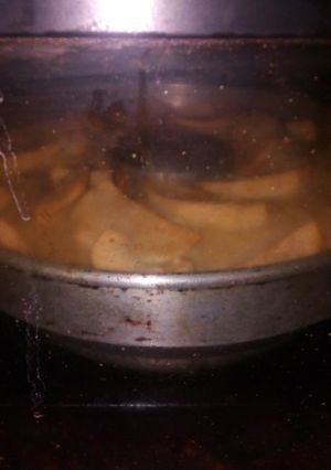 Una foto de Queque de yogurt y manzana