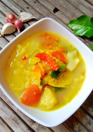 Foto resep Terik Telur Dadar Sayuran