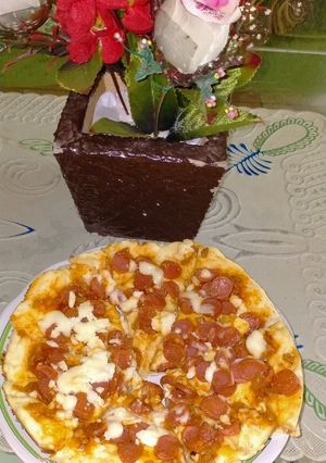 Foto resep Pizza sosis teplon