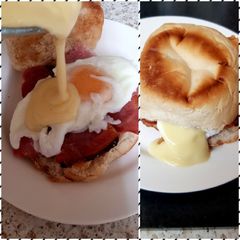 My Devilled Eggs and Bacon Muffin. 😊 A picture of My Devilled Eggs and Bacon Muffin. 😊.