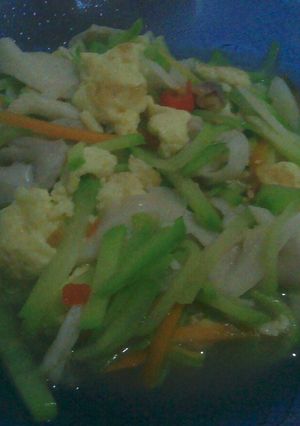 Foto resep Orek labu siam jamur