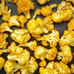 A picture of Curry Roasted Cauliflower.