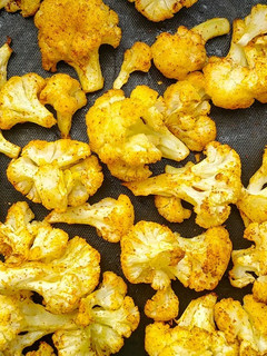 A picture of Curry Roasted Cauliflower.