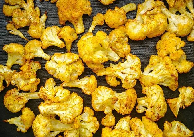 Curry Roasted Cauliflower