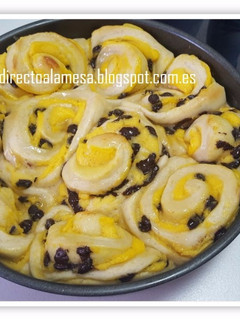 Una foto de Brioche con crema pastelera