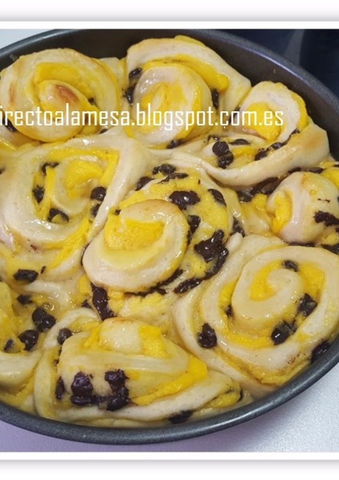 Una foto de Brioche con crema pastelera