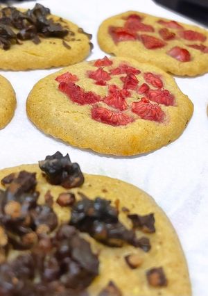 Une photo de Cookies à la courgette vegan