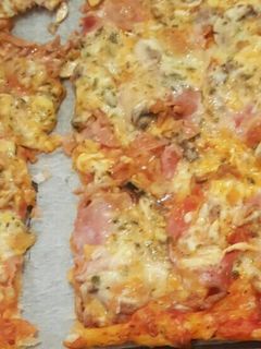Una foto de Pizza en masa de hojaldre