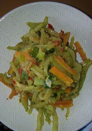 Foto resep Tumis labu + wortel bumbu kuning
