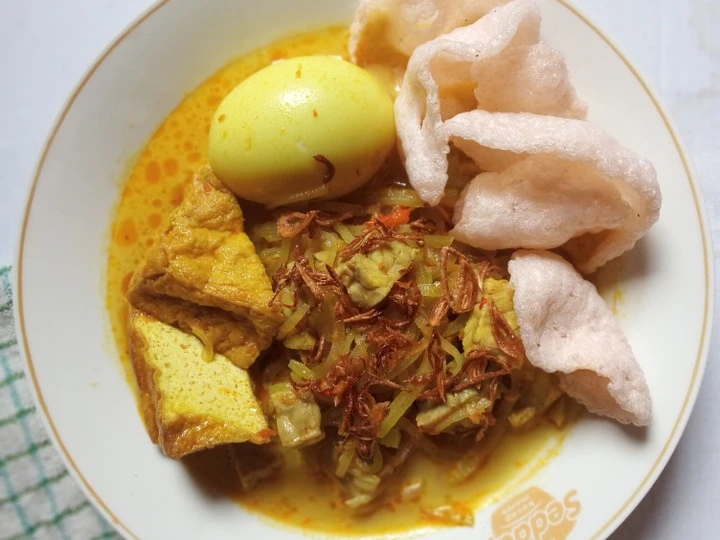 Easy Ways Prepare Recipes Lontong Sayur Lodeh Labu Siam the Perfect Delicious.