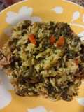 Arroz de Moelas e Espinafres
