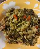 Arroz de Moelas e Espinafres