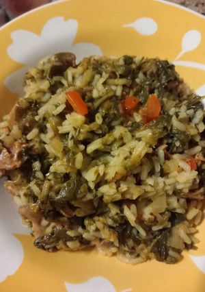 Foto de Arroz de Moelas e Espinafres