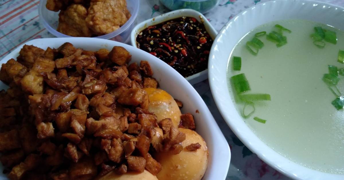 Resep Bakmoy Ayam Tahu Telur Bakso Udang Oleh Vivin Sugiana~lovis Cake